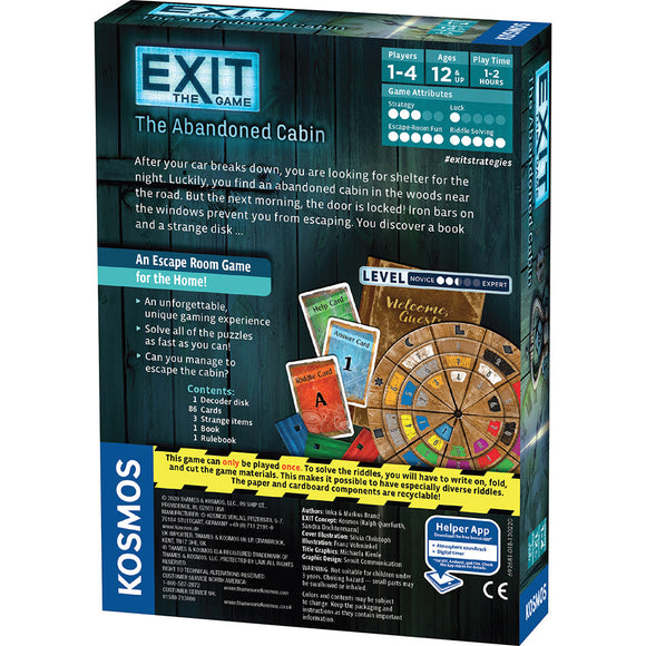 EXIT: The Abandoned Cabin - Bards & Cards