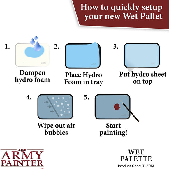 The Army Painter - Wet Palette - Bards & Cards