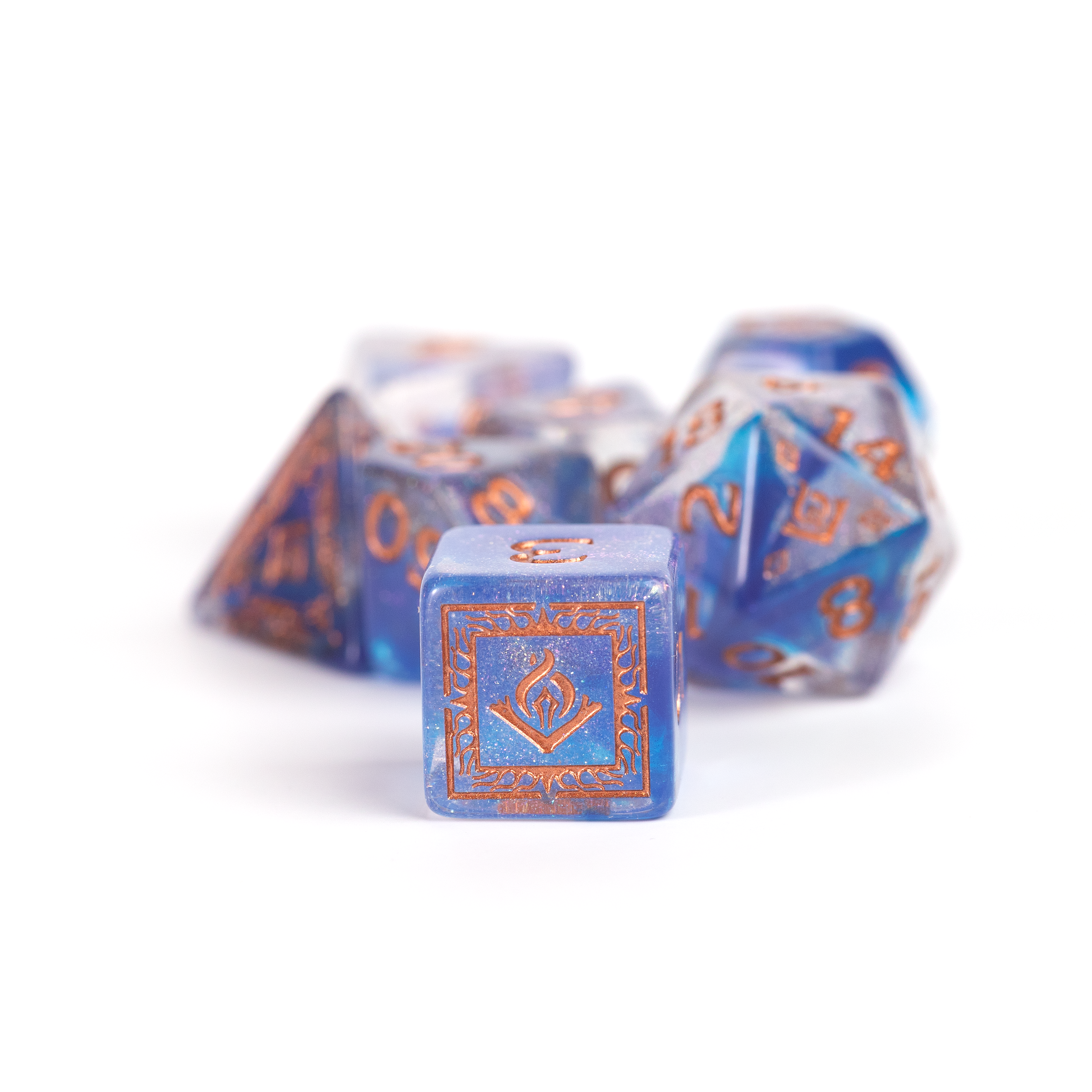 D&D Adventure Dice Set - Wizard Edition | Blue 16pc Collection