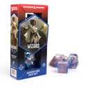 D&D Adventure Dice Set - Wizard Edition | Blue 16pc Collection - Bards & Cards