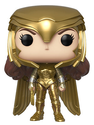 Funko POP! Wonder Woman 1984 - Wonder Woman Gold Power (Metallic) Vinyl Figure - Bards & Cards