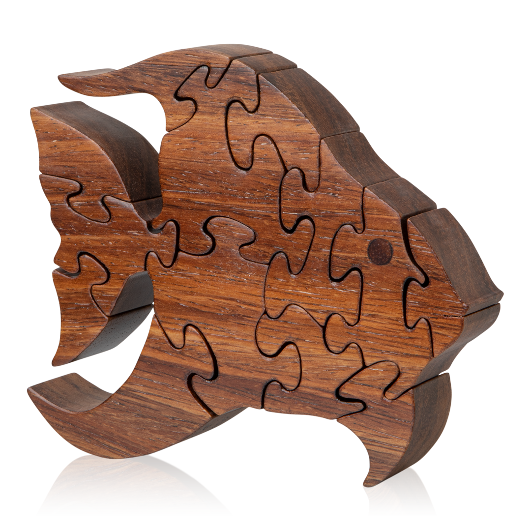 Wooden Jigsaw Sculptures - Bards & Cards