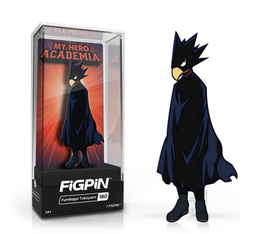 FiGPiN: My Hero Academia - Fumikage Tokoyami #180 - Bards & Cards