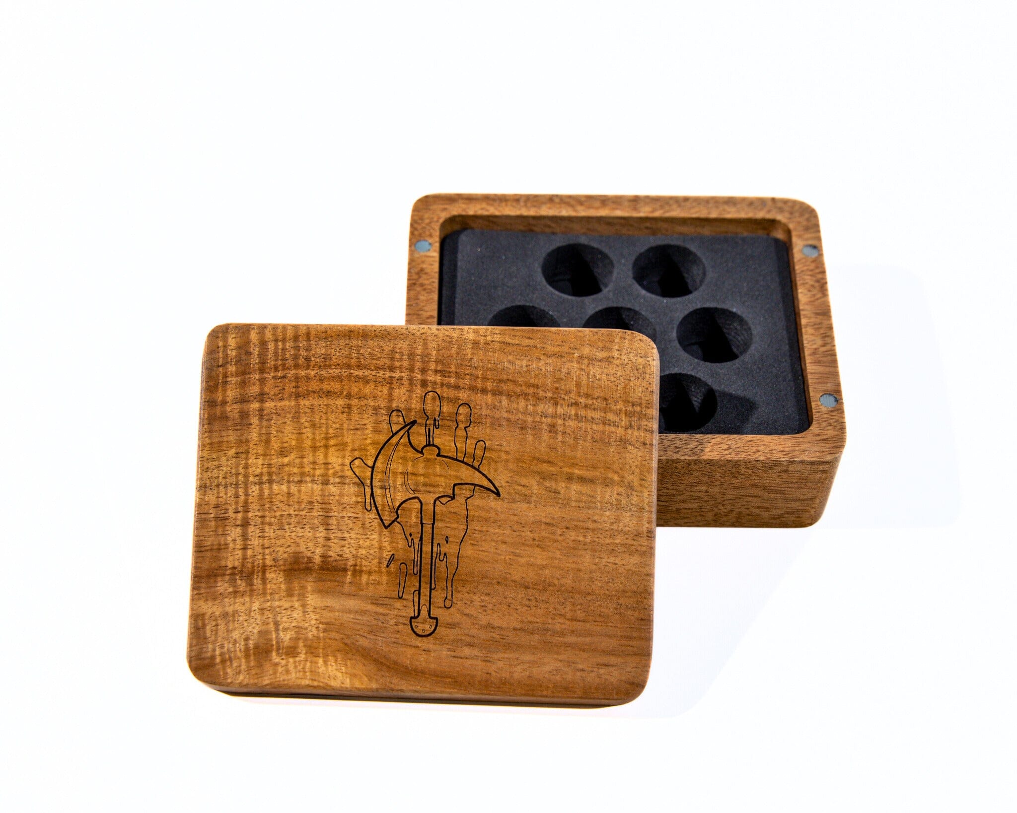 Barbarian Wooden Dice Case - Bards & Cards