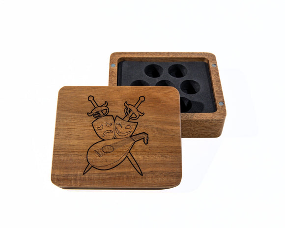 Bard Wooden Dice Case - Bards & Cards