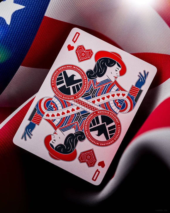 Captain America Playing Cards - Bards & Cards