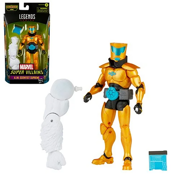 Super Villians Marvel Legends - A.I.M. Scientist Supreme 6-Inch Action Figure (Xemnu Build-A-Figure) - Bards & Cards