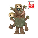 The Lord of the Rings Treebeard with Merry and Pippin Super Funko Pop! Vinyl Figure #1579 - Bards & Cards