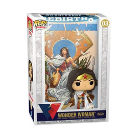 Funko Comic Cover: Wonder Woman 80th Rebirth on Throne - Bards & Cards