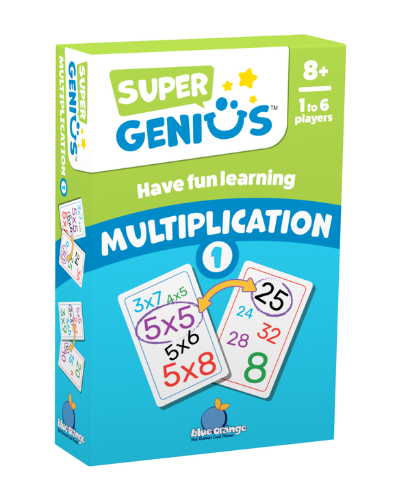 Super Genius Multiplication 1 : The Clever Card Challenge - Bards & Cards