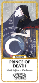 Cantrip Candles - Florence, Prince of Death 16 oz. - Bards & Cards
