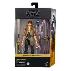 Star Wars: The Black Series - Jar Jar Binks (The Phantom Menace) 6-Inch Deluxe Action Figure - Bards & Cards