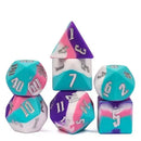 16mm Silicone RPG Dice Set - Bards & Cards