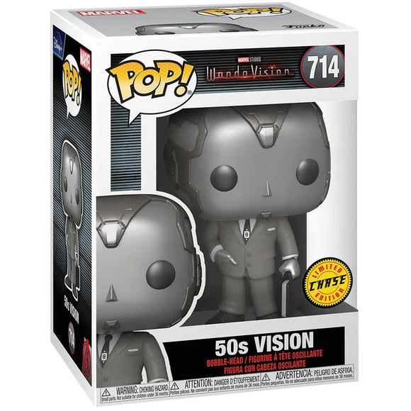 Funko Pop! WandaVision; 50's Vision Black & White - Bards & Cards