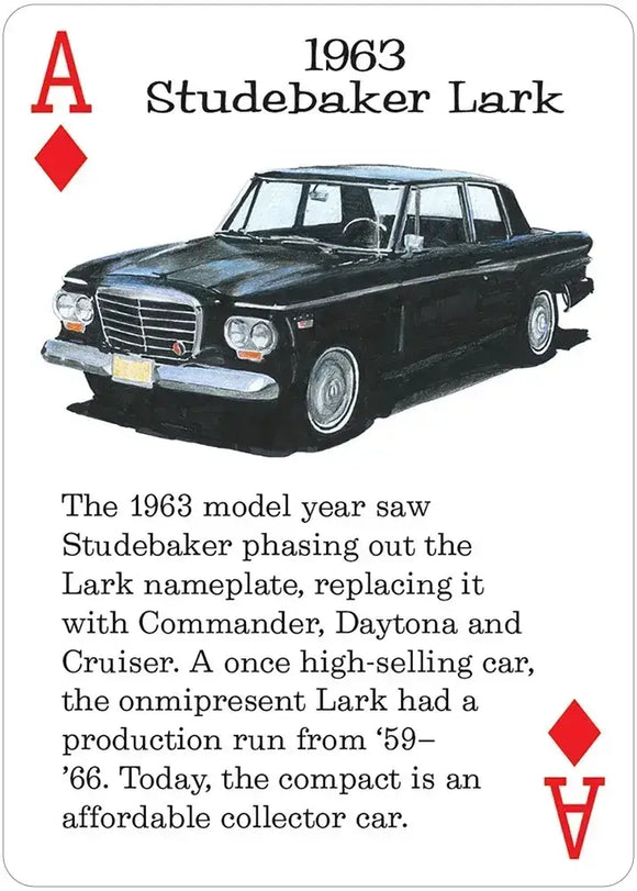 Classic American Rides Playing Cards - Bards & Cards