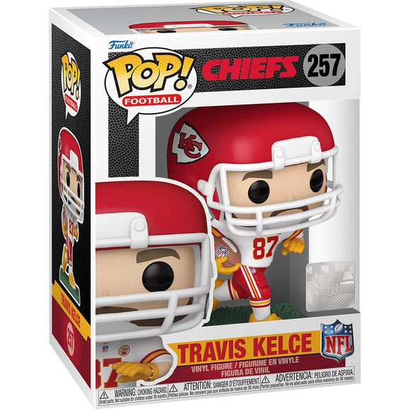 NFL Kansas City Chiefs Travis Kelce (Away) Funko Pop! Vinyl Figure #257 - Bards & Cards