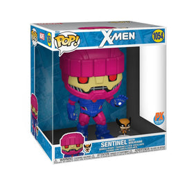 Funko Pop! X-Men Sentinel with Wolverine Jumbo 10-Inch - Previews Exclusive - Bards & Cards