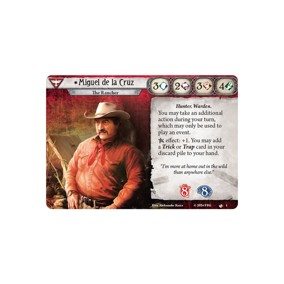 Arkham Horror: The Card Game - Miguel de la Cruz Investigator Deck - Bards & Cards