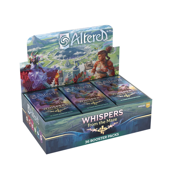 Altered TCG: Whispers From the Maze Booster Display - Bards & Cards