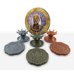 Metallic Plastic Coins & Crowns Set (Cursed Court) - Bards & Cards