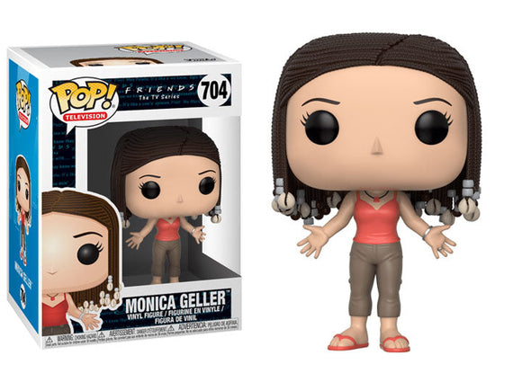 Funko POP! Friends - Monica Geller with Braids Common Vinyl Figure #704 - Bards & Cards