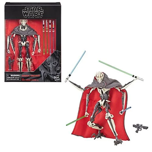 Star Wars: The Black Series - General Grievous (Revenge of the Sith) 6-Inch Deluxe Action Figure - Bards & Cards