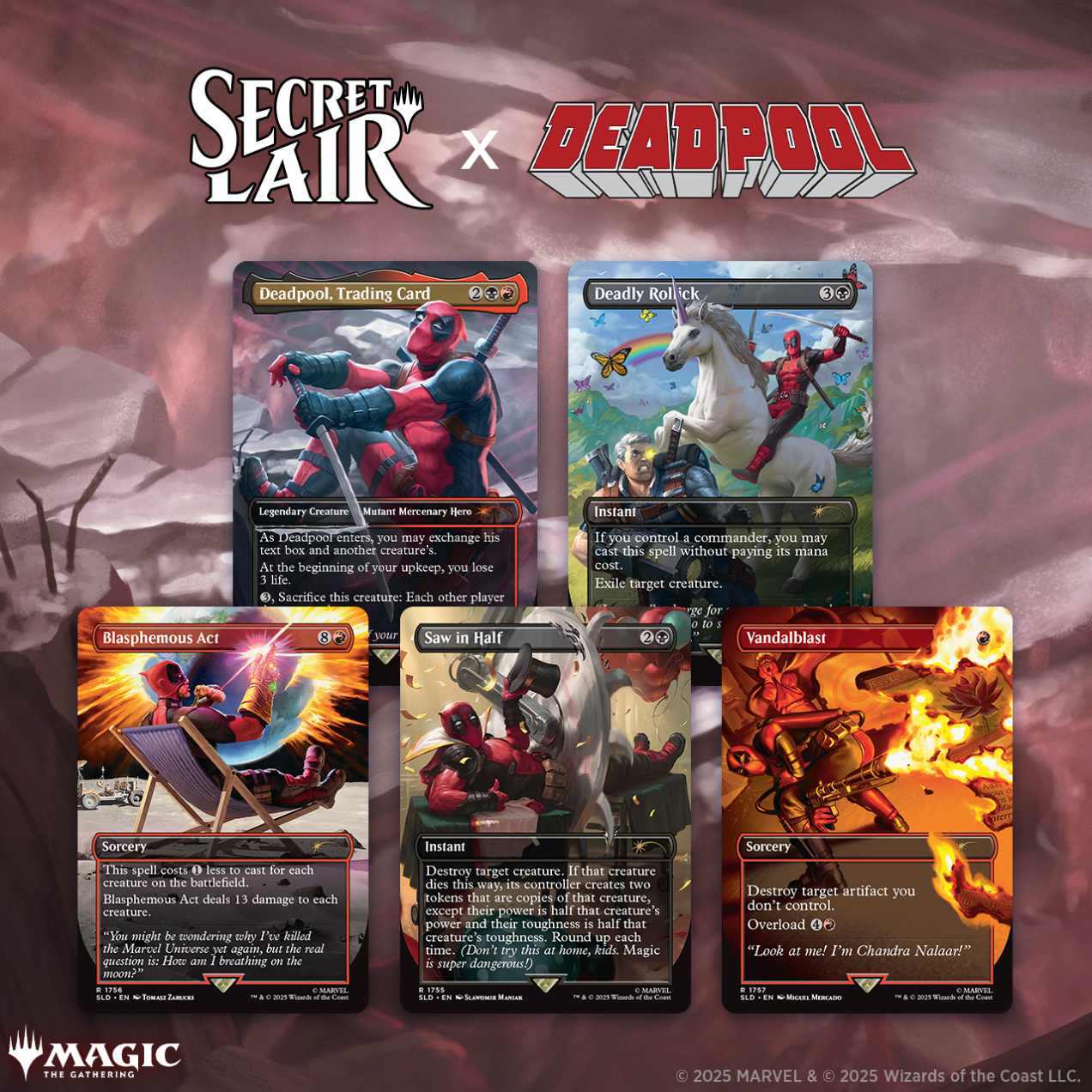 Secret Lair Drop: Secret Lair x Marvel's Deadpool: April Pool's Day! - Non-Foil Edition