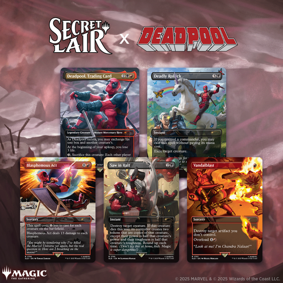 Secret Lair Drop: Secret Lair x Marvel's Deadpool: April Pool's Day! - Non-Foil Edition - Bards & Cards
