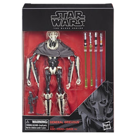Star Wars: The Black Series - General Grievous (Revenge of the Sith) 6-Inch Deluxe Action Figure - Bards & Cards