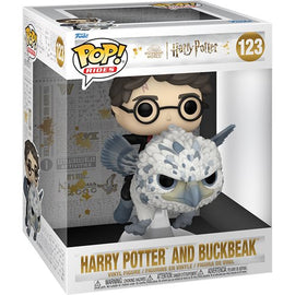 Harry Potter and the Prisoner of Azkaban Harry Potter and Buckbeak Deluxe Funko Pop! Ride #123 - Bards & Cards