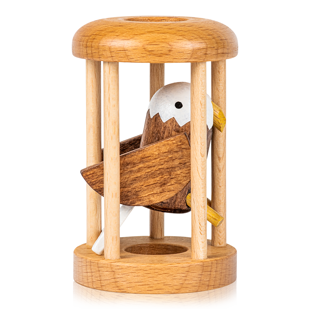 Bird in Cage Puzzle - Bards & Cards