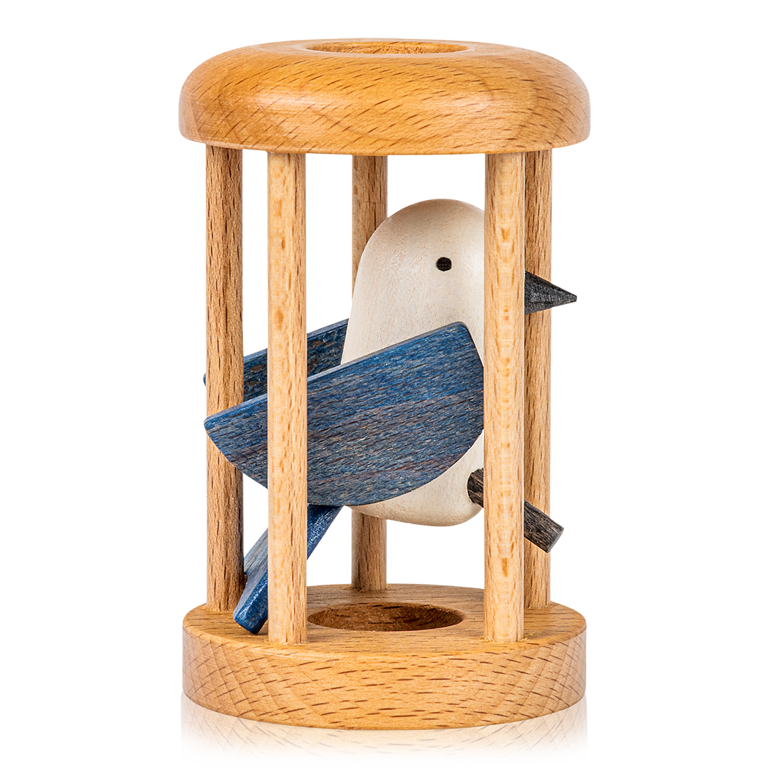 Bird in Cage Puzzle - Bards & Cards