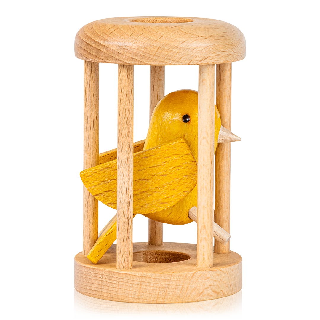 Bird in Cage Puzzle - Bards & Cards