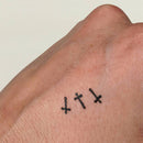 Makeup Cross Stamp and Eyeliner - Ashley Hay Design - Bards & Cards