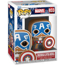 Funko Pop! Marvel Holiday: Captain America - Bards & Cards