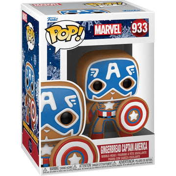 Funko Pop! Marvel Holiday: Captain America - Bards & Cards