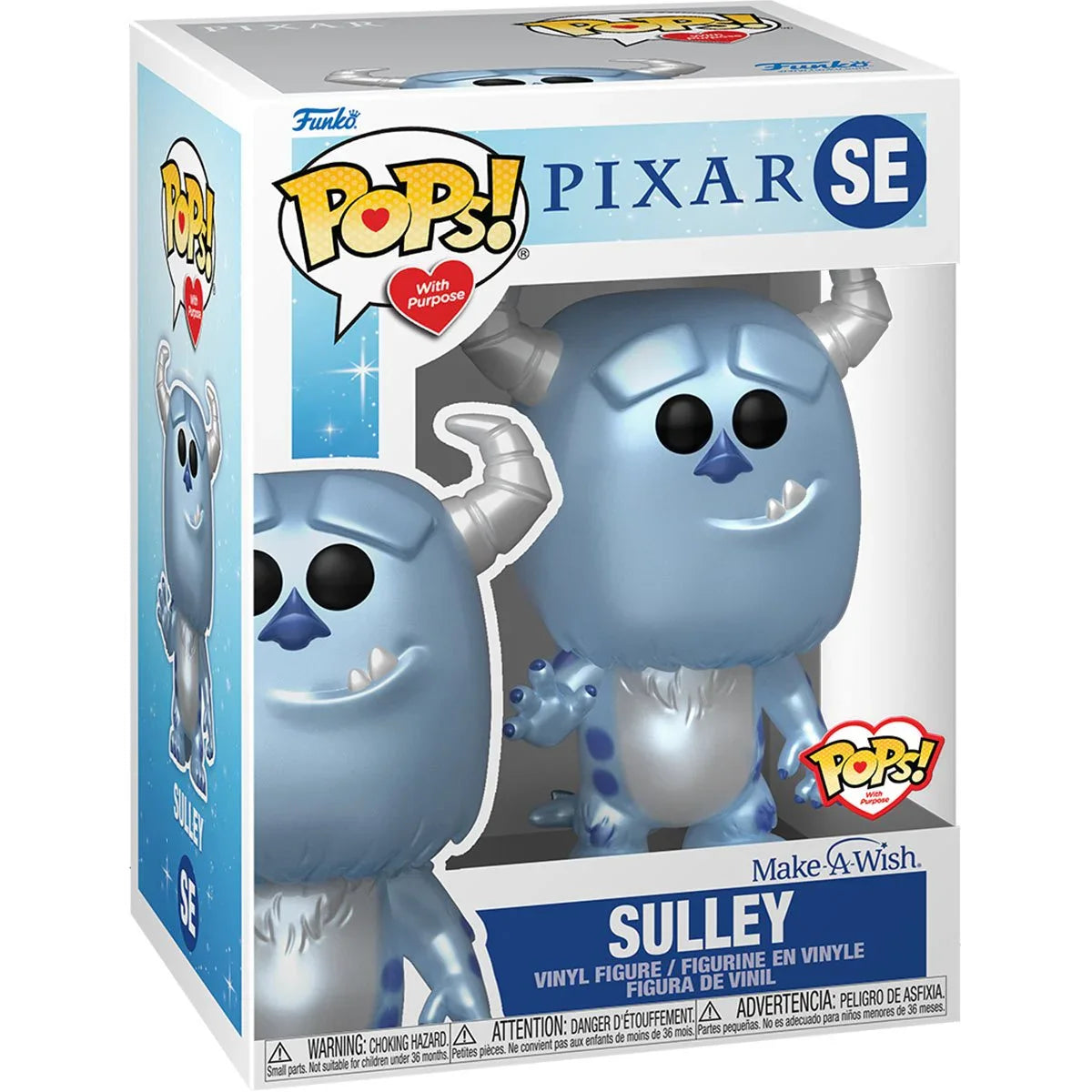 Funko Pop! Make-A-Wish: Metallic Sulley - Bards & Cards