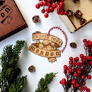 Wooden Ornament: Choose Your Weapon - Bards & Cards