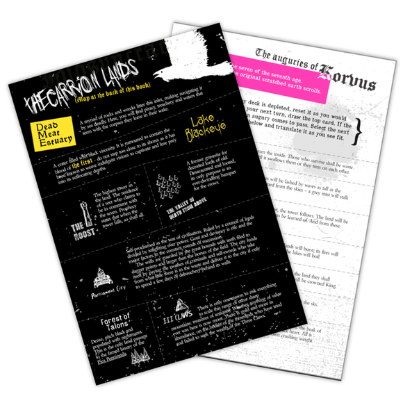 Be Like A Crow: Korvus- a Mörk Bork inspired expansion for Be Like A Crow - Bards & Cards