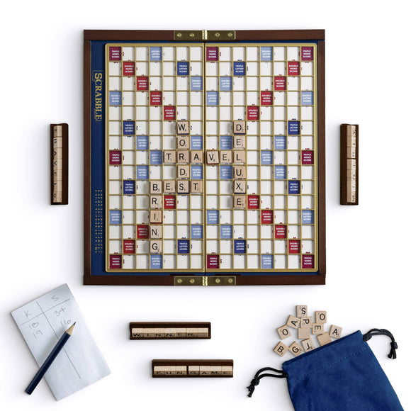 Scrabble Deluxe Travel Edition - Bards & Cards