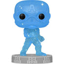 Funko Pop! Avengers Infinity Saga: Captain America Blue Artist Series - Bards & Cards