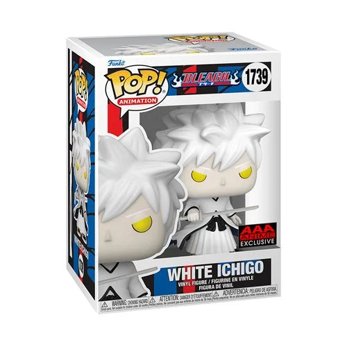 Bleach White Ichigo Kurosaki Funko Pop! Vinyl Figure #1739 - AAA Anime Exclusive - 0