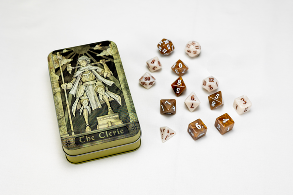 Character Class Dice: The Cleric - Bards & Cards