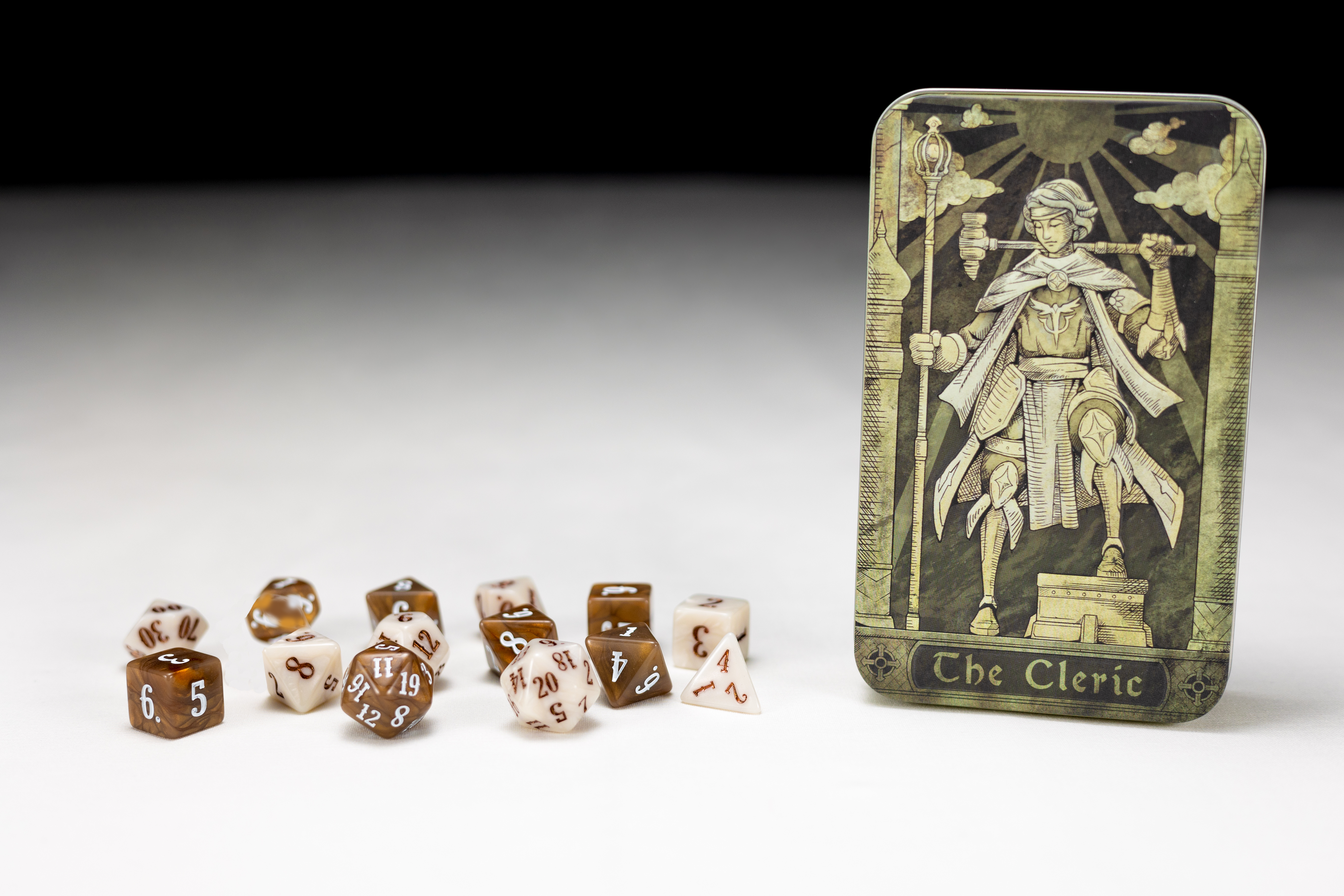 Character Class Dice: The Cleric - Bards & Cards