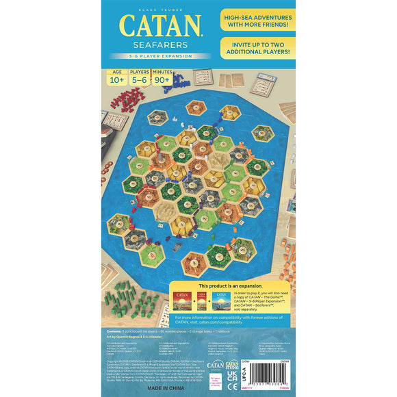 CATAN – Seafarers 5-6 Player Extension (6th Edition) - Bards & Cards