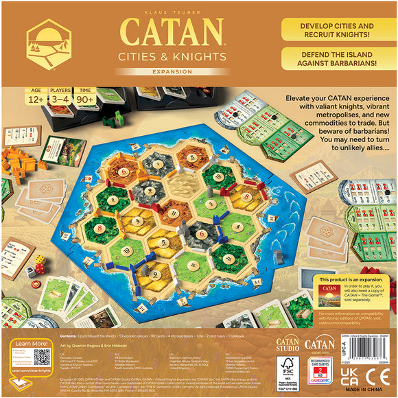 CATAN – Cities & Knights Expansion (6th Edition) - Bards & Cards