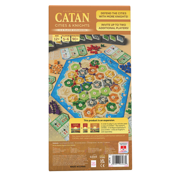 CATAN – Cities & Knights 5-6 Player Extension (6th Edition) - Bards & Cards