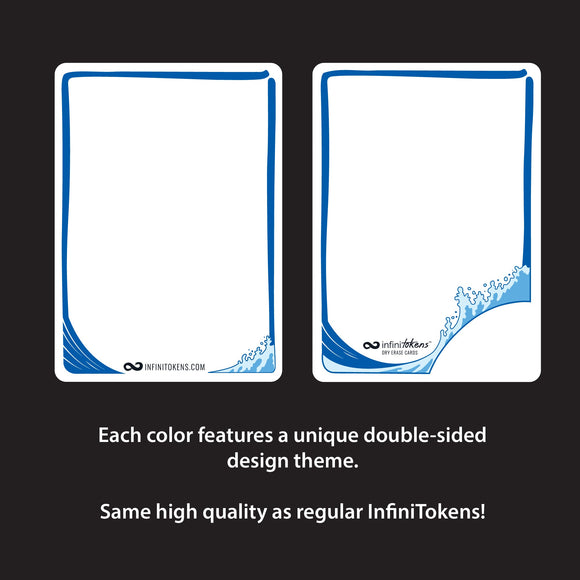Color InfiniTokens: Reusable Dry Erase Game Cards (25-Pack) - Bards & Cards