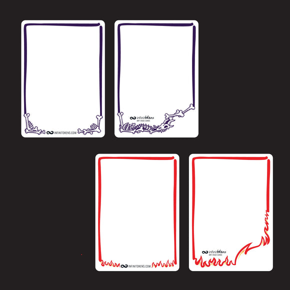Color InfiniTokens: Reusable Dry Erase Game Cards (25-Pack) - Bards & Cards