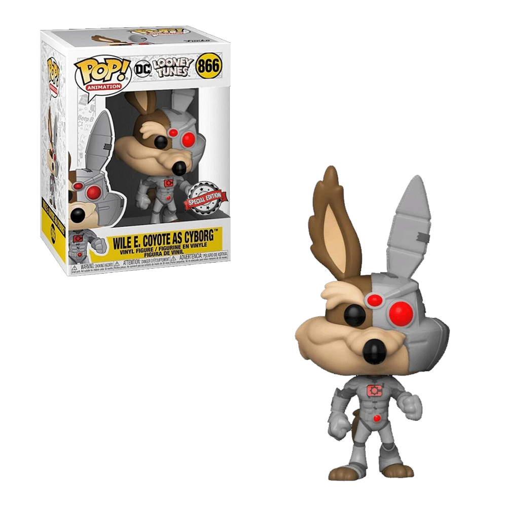 Funko POP! Looney Tunes - Wile E. Coyote as Cyborg Vinyl Figure #866 Special Edition Exclusive [READ DESCRIPTION]